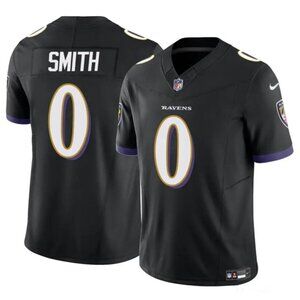 Mens Youths Womens 0 Roquan Smith Black Vapor Stitched Jersey